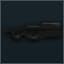 FN P90 개머리판
