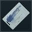 Keycard with a blue marking
