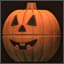 Pumpkin with sweets