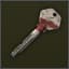 Abandoned factory marked key