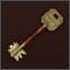Rusted bloody key
