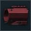 AR-15 Strike Industries GRIDLOK base (Red)
