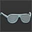 Shutter glasses (White)