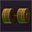 Mazoni golden dumbbell