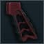 AR-15 Tyrant designs MOD Chevron 권총 손잡이 (빨간색)
